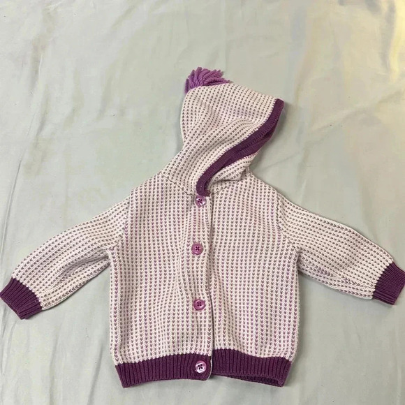 Gymboree - hooded cardigan sweater. Size 6-12 months - Picture 4 of 4